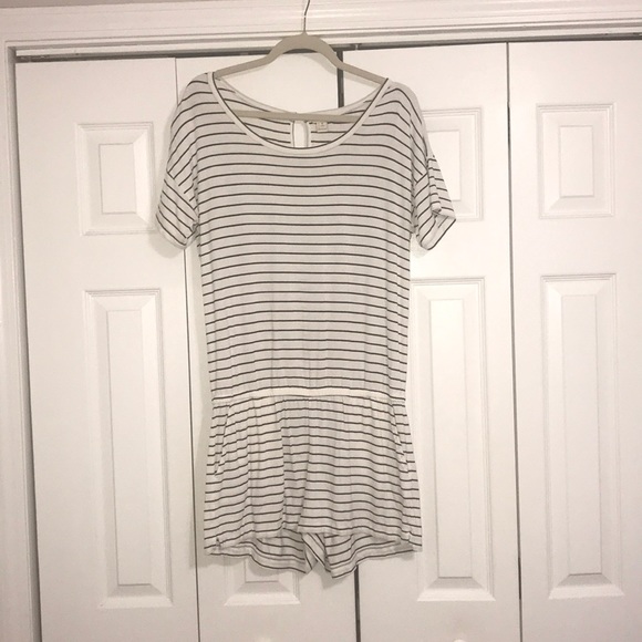 J Crew Striped Jersey Romper - Picture 1 of 3